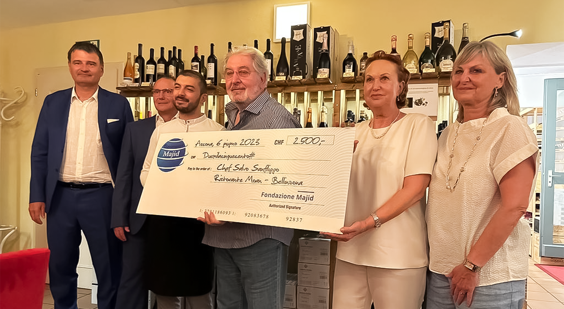 Gourmet Majid 2023 premia lo Chef  Salvo Sanfilippo